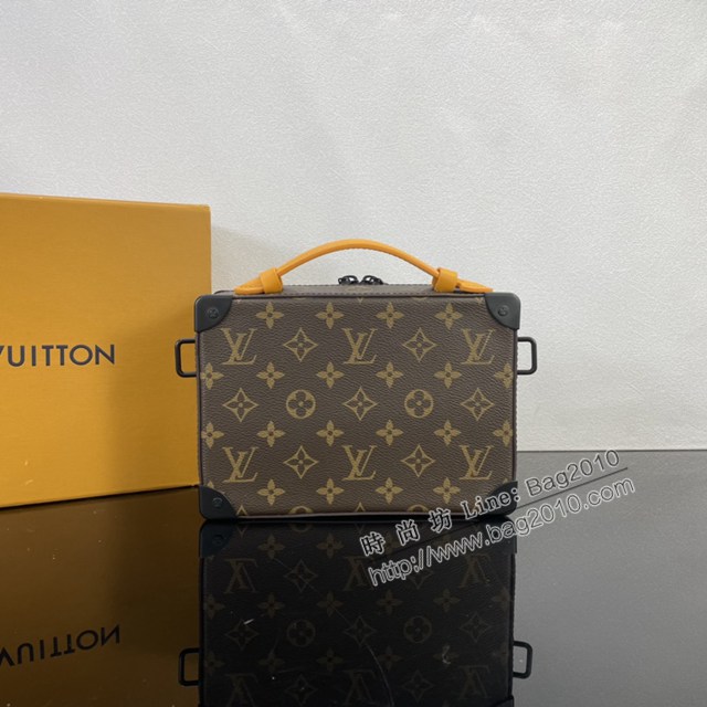 Lv路易威登2023專櫃新款Handle Soft Trunk手袋 LV老花男士單肩斜挎包 M46689 ydh5203